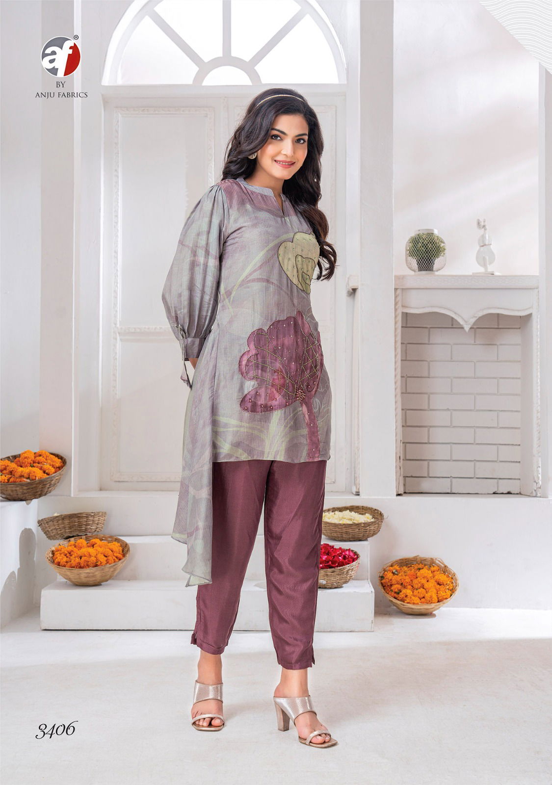 Happy Shades By Af 3401 To 3406 Wholesale Kurti With Afgani Style Pant In India
